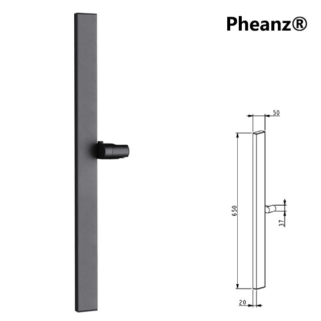 Pheanz® PH-PSSB-Y001 Up And Down Adjustable Shower Sliding Bar-Black
