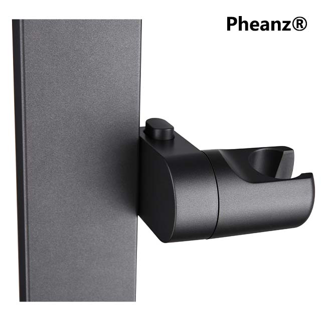 Pheanz® PH-PSSB-Y001 Up And Down Adjustable Shower Sliding Bar-Black-03