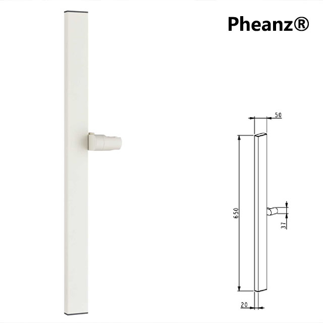 Pheanz® PH-PSSB-Y001 Up And Down Adjustable Shower Sliding Bar-White-01