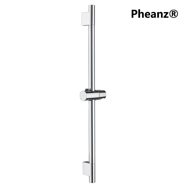 Pheanz® PH-PSSB-Y004 Adjustable Cylindrical Wall Mounted Shower Sliding Bar-Gunmetal Gray-main