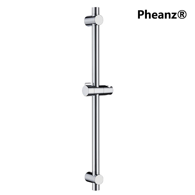 Pheanz® PH-PSSB-Y008 Adjustable Cylindrical Wall Mounted Shower Sliding Bar-Chrome-main