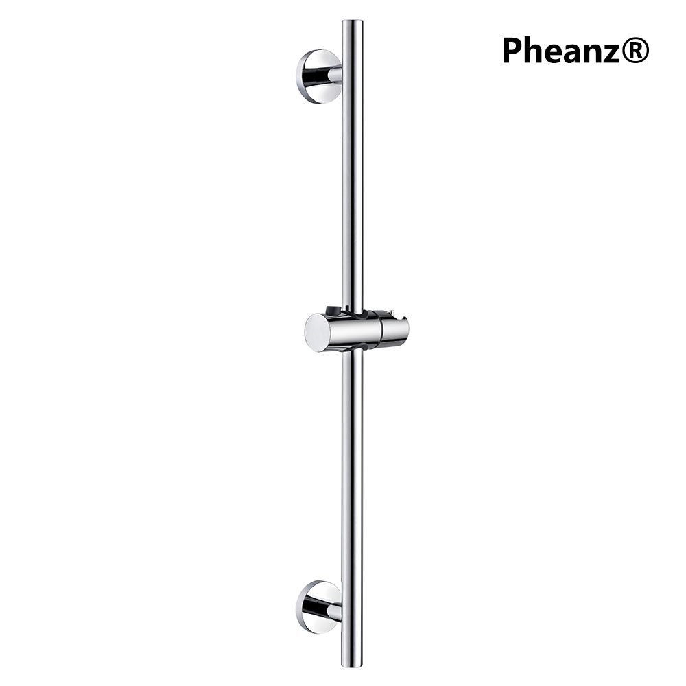 Pheanz® PH-PSSB-Y013 Adjustable Cylindrical Wall Mounted Shower Sliding Bar-Chrome