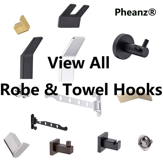 Pheanz® View All Robe & Towel Hooks